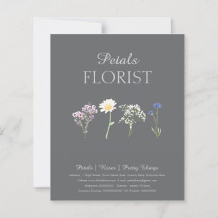 Présentation de fleuriste moderne en boutique