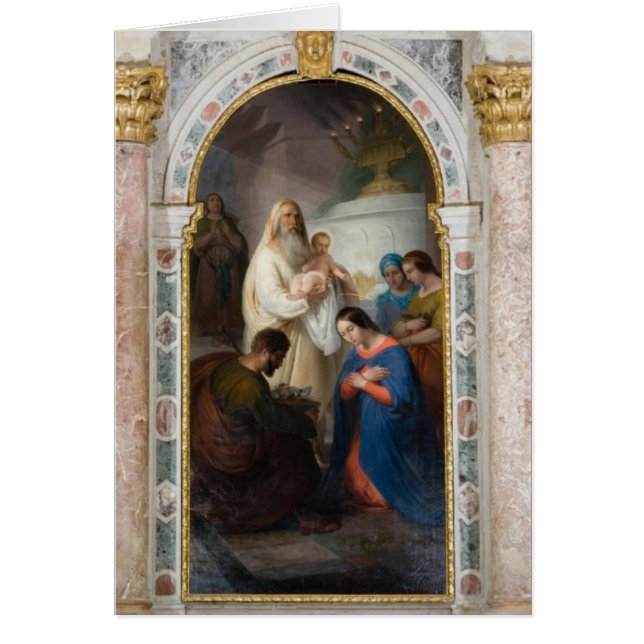 Présentation religieuse catholique Jésus Temple (Devant)