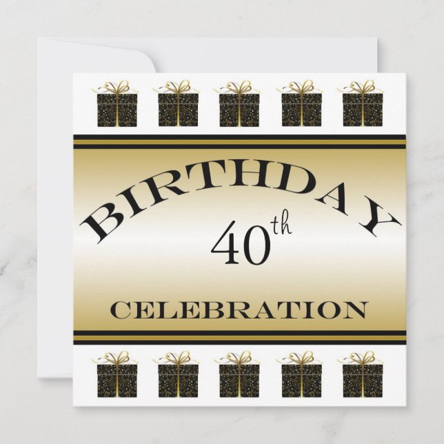 Présentations spéciales Invitations à la fête du 4 (Devant)