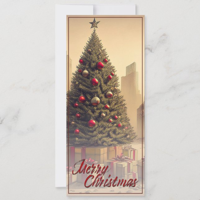 Présente sous un arbre dans un monde pocalyptique  (Devant)