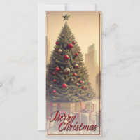 Présente sous un arbre dans un monde pocalyptique 