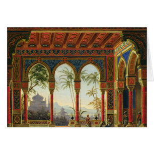 Présentez la conception pour l'opéra 'Ruslan et