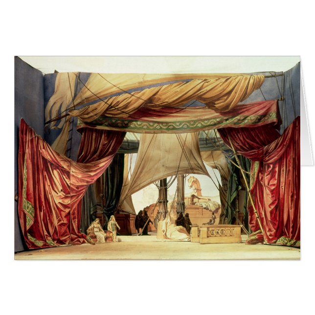 Présentez le modèle pour l'opéra 'Tristan et (Devant horizontal)