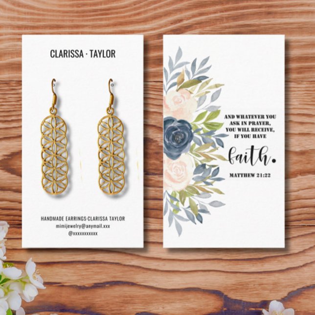 Présentoir à cartes pour boucles d'oreilles avec v (Créateur téléchargé)