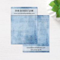 Présentoir carte pour porte-anneaux grunge bleu in
