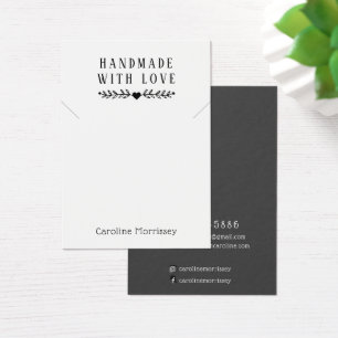 Présentoir de collier de bijoux simple carte grise