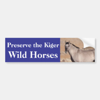 Preserve the Kiger Wild Horses Bumper Sticker