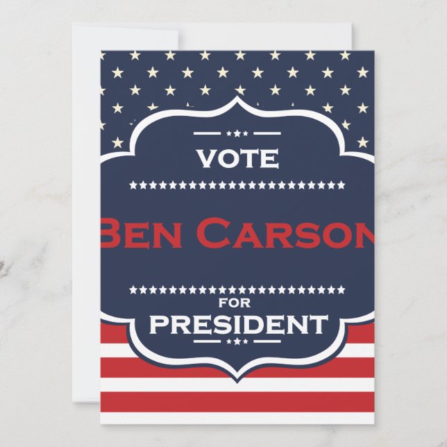 président ben carson (Devant)