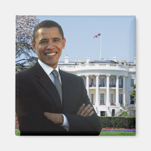 Président désigné Obama - aimant carré