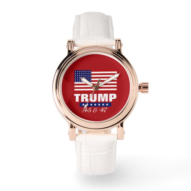 PRÉSIDENT DONALD TRUMP 45 & 47 MONTRE (Recto)