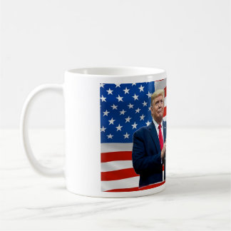 Président Donald Trump USA Drapeau Café Mug