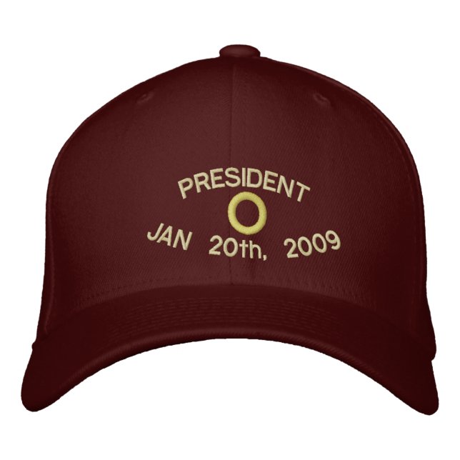 PRÉSIDENT DU PRÉSIDENT MAROON CASQUETTE (Devant)