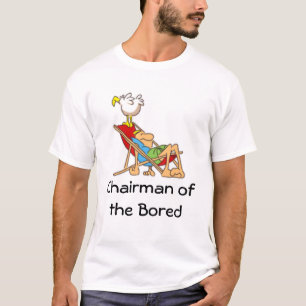Président du T-shirt ennuyé
