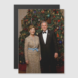 Président George Bush, Laura Christmas Maison Blan