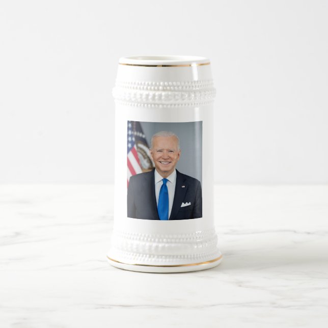 Président Joe Biden Maison Blanche Portrait Mug (Centre)