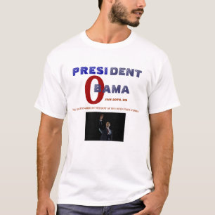 PRÉSIDENT OBAMA INAUGURATION T-SHIRT