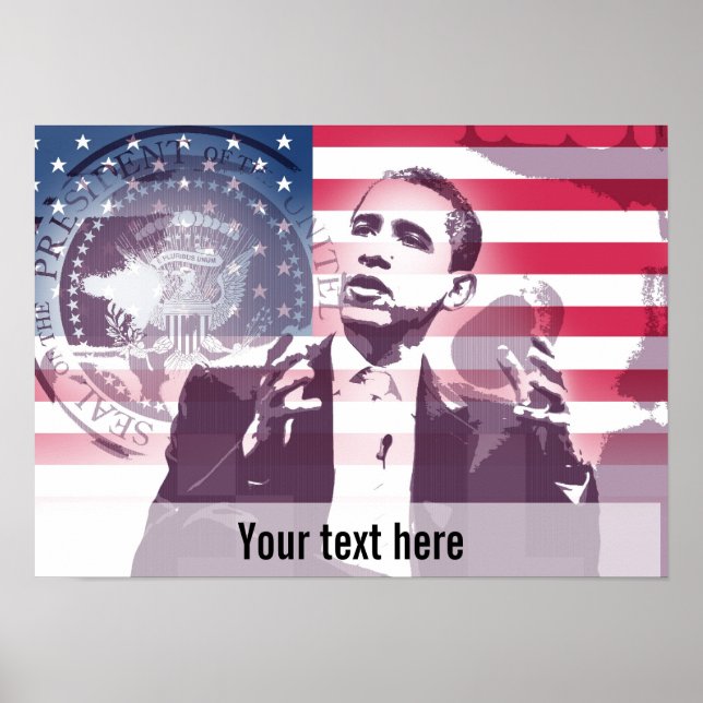 Président Obama - Poster - modèle (Devant)
