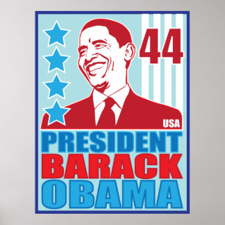 Président Obama Poster vintage
