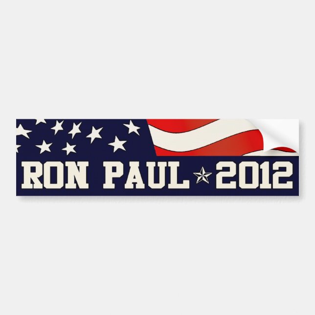 Président Ron Paul en 2012 Bumper Sticker (Devant)