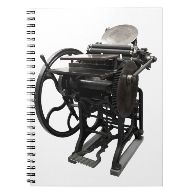 presse à caractères 1888 cahier (Devant)
