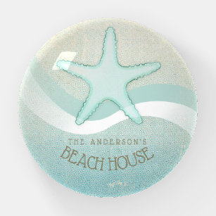 Presse-papiers Beach House Nautical Starfish Aqua Blue ID623