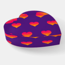 Coeurs Aglow forme de coeur