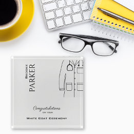 Presse-papiers Félicitations simples Cérémonie de blouse blanche