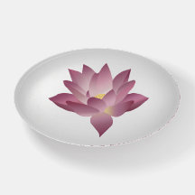 violet lotus Paperweight classique bureau simple m