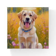 Yellow Lab Labrador Retriever Dog Pet Painting