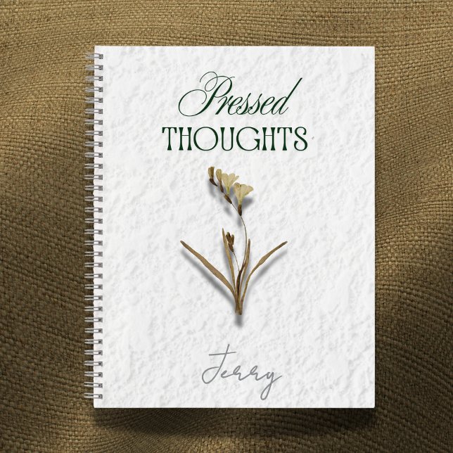 Pressed Thoughts – Poetcore Writing Journal (Créateur téléchargé)