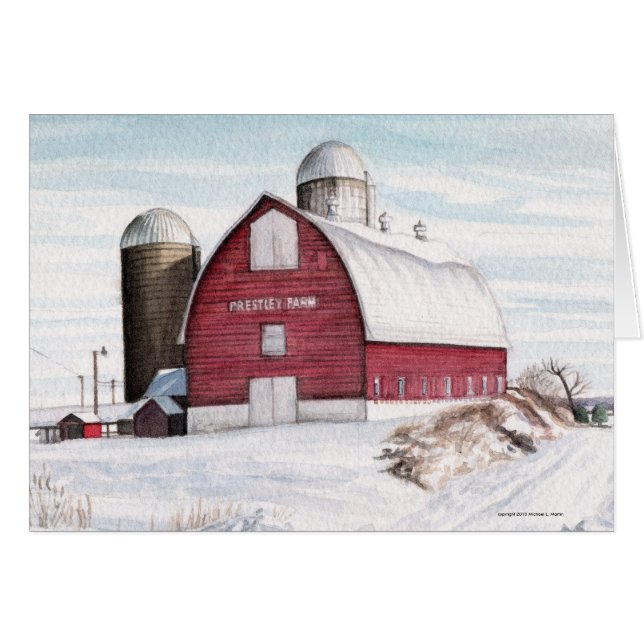 Prestleys barn 2010, copyright 2010 Michael L. ... (Devant Horizontal)