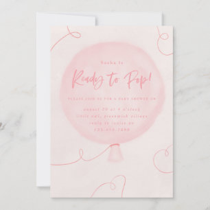 Prêt à apparaître ! invitation baby shower