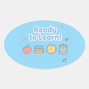 Prêt à Apprendre – Autocollant Mignon pour Enfants