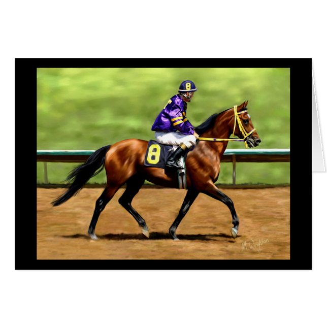Prêt à courir - Peinture à cheval (Devant horizontal)