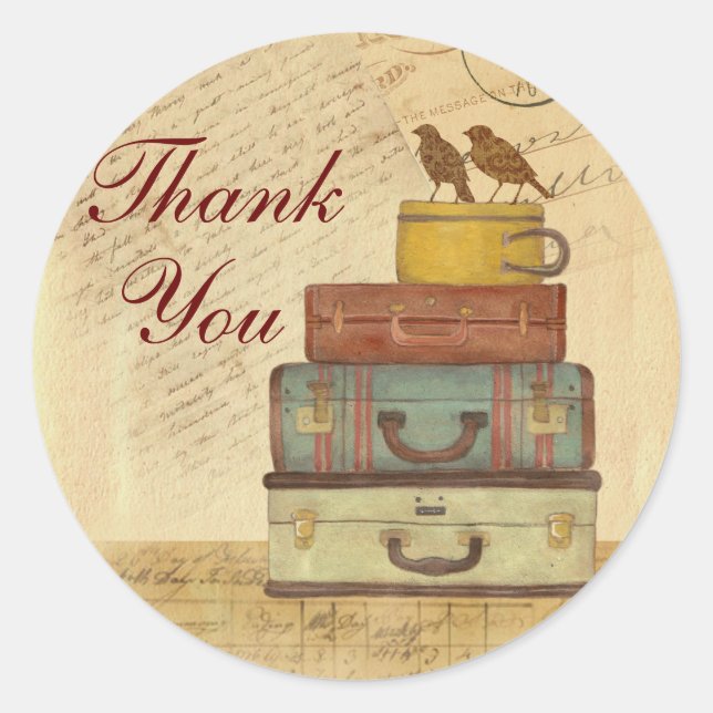 Prêt À Voler Inséparable Merci Sticker (Devant)