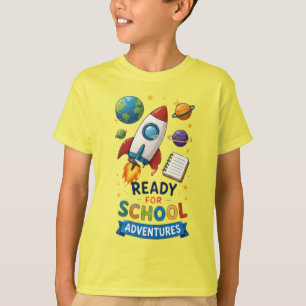 Prêt pour la chemise T-shirt Rocket Kids Aventures