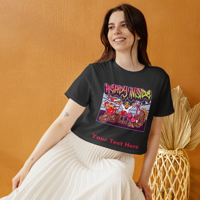 Prêt pour le jeu de boxe T-shirt (Créateur téléchargé)