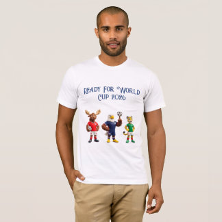 Prêt pour le T-Shirt des pays hôtes de la Coupe du