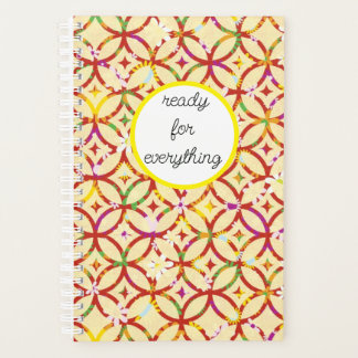 Prêt pour tout Boho Motif Planner