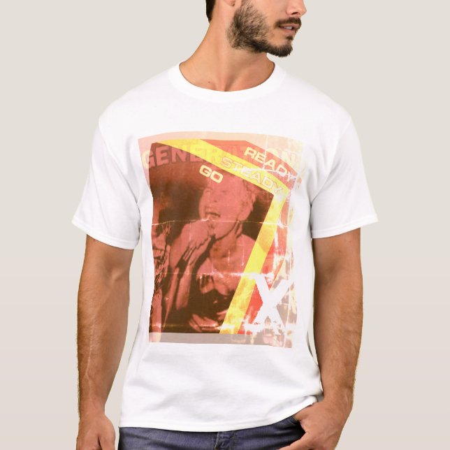 'PRÊT STEADY GO ! ' - GENERATION X T-Shirt (Devant)