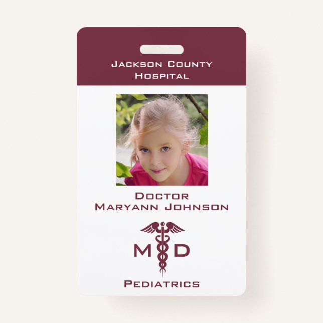 Prétendre Docteur Jouer Badge pour Enfants Personn (Devant)