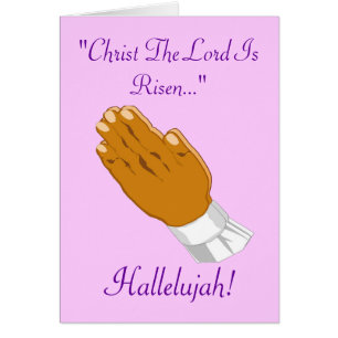 Prêter Mains Christ Le Seigneur Est Ressuscité Je