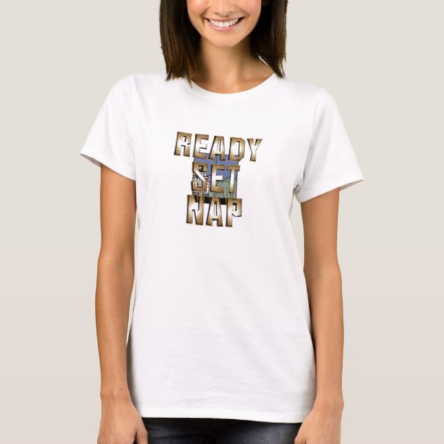 Prêtes à la sieste Mesdames T-Shirts (Devant)