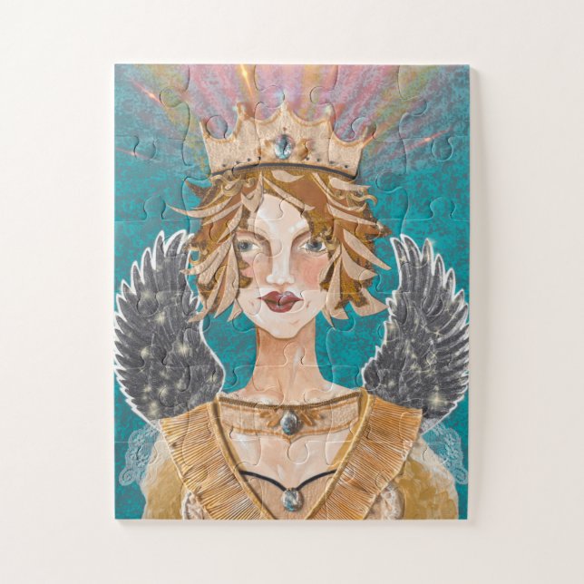 Prêtesse Paloma Blonde Angel Princesse Puzzle (Vertical)