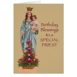 Prêtre catholique Bénédiction d'anniversaire Ma