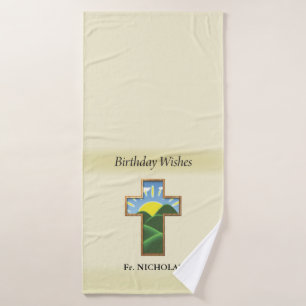 Prêtre croisé anniversaire Personnalisé