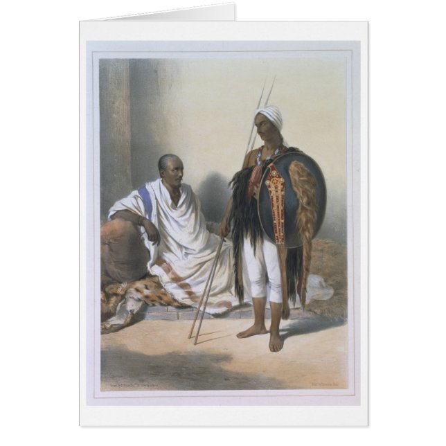 Prêtre et guerrier abyssiniens, illustration de ' (Devant)