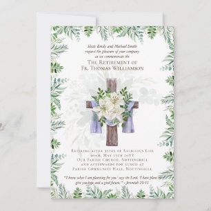 Prêtre Pasteur Diacre Ministre Invitations de retr