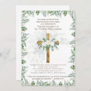 Prêtre Pasteur Diacre Ministre Invitations de retr