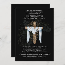 Prêtre Pasteur Diacre Ministre Invitations de retr